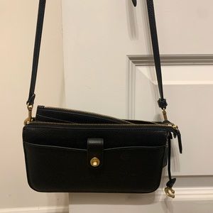 COACH Pebbled Leather Noa Pop-Up Messenger Crossbody Bag